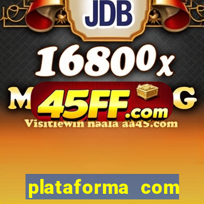 plataforma com chuva de dinheiro